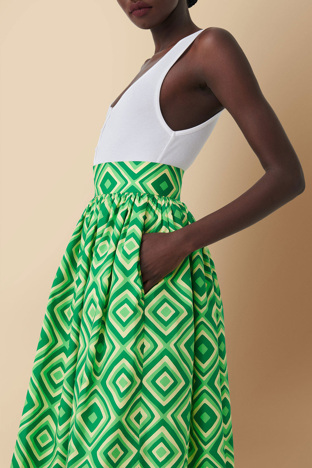 Geometric Printed Skirts | Handcrafted Luxury | ELIZA CHRISTOPH
